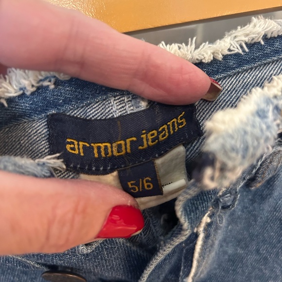 Blue Ruffled Cut Out Mini Skirt❤️ - Picture 4 of 5